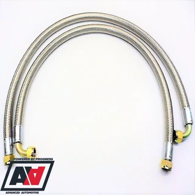 Mocal Oil Cooler Lines Braided 33 & 36  Inch Lengths 1/2 BSP Fittings ADV