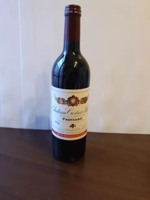 Blle 75cl Château Croizet-Bages 2002, Pauillac. Grand Cru Classé 1855