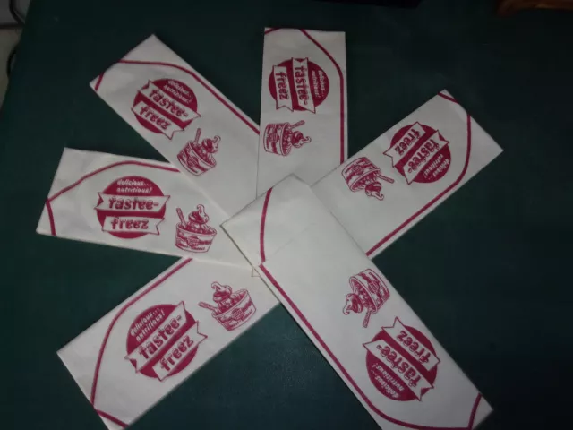 6 Tastee Freez employee paper garrison caps hats lot. vintage never used NOS 6 Tastee Freez employee paper garrison caps hats lot. vintage never used NOS