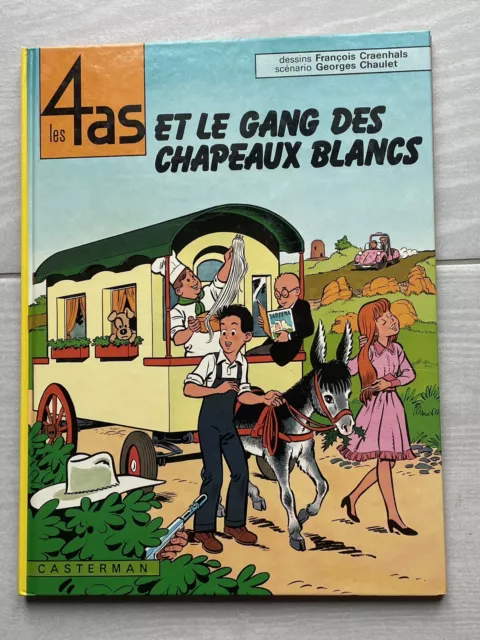BD Les 4 As Et Le Gang Des Chapeaux Blancs En Très Bon État