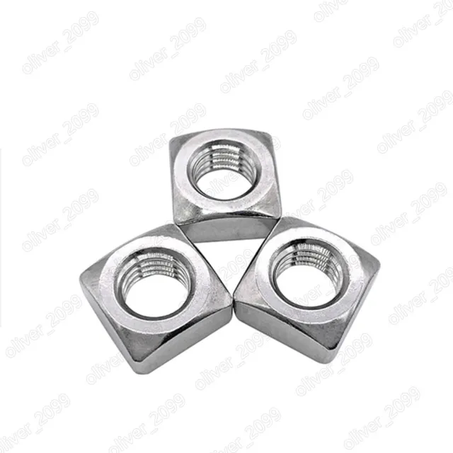 304 Stainless Steel Square Thin Nuts DIN562 M3 M4 M5 M6 M8 M10