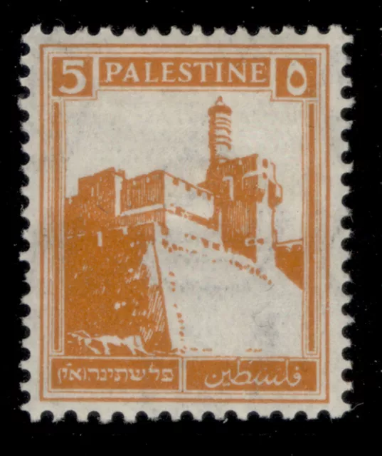 PALESTINE GV SG93, 5m orange, M MINT.