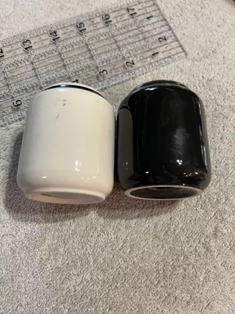 Noritake Misty Isle Black Tango Salt and Pepper Shakers 2