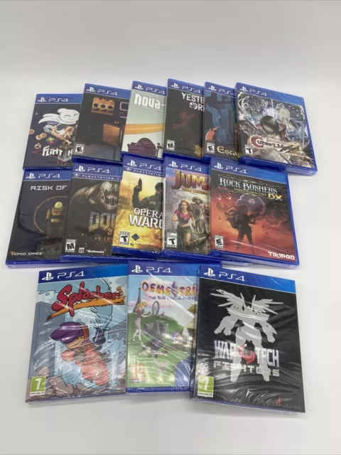 Lot of 14 PlayStation 4 PS4 Games SEALED Limited Run Games, Imports + More New