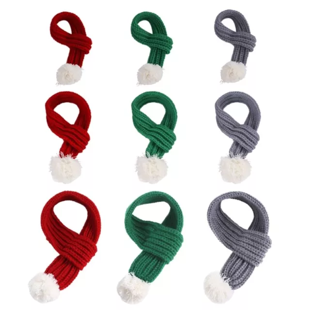 Pet Dog Scarf Christmas Knitted Scarf Creatively Winter Warm Pet Scarf Kitten