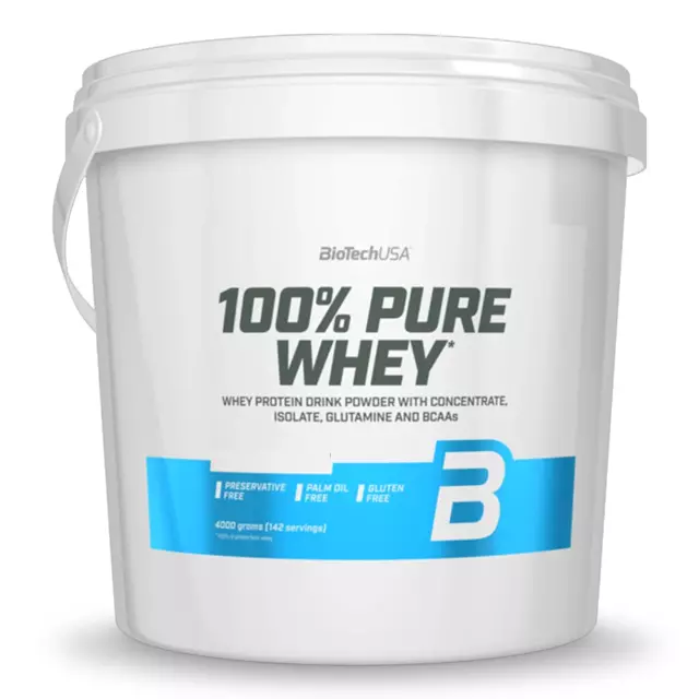 100% PURE WHEY Biotech USA 4000 g  Bourbon Vanille