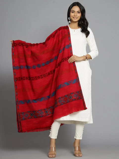 Hiver Senior Écharpe En Cachemire Couleur Unie Pour Femme Chaud Pashmina Foulards Frange Laine