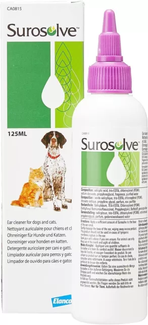 Fidavet Surosolve ear cleaner for dogs and cats 125ml