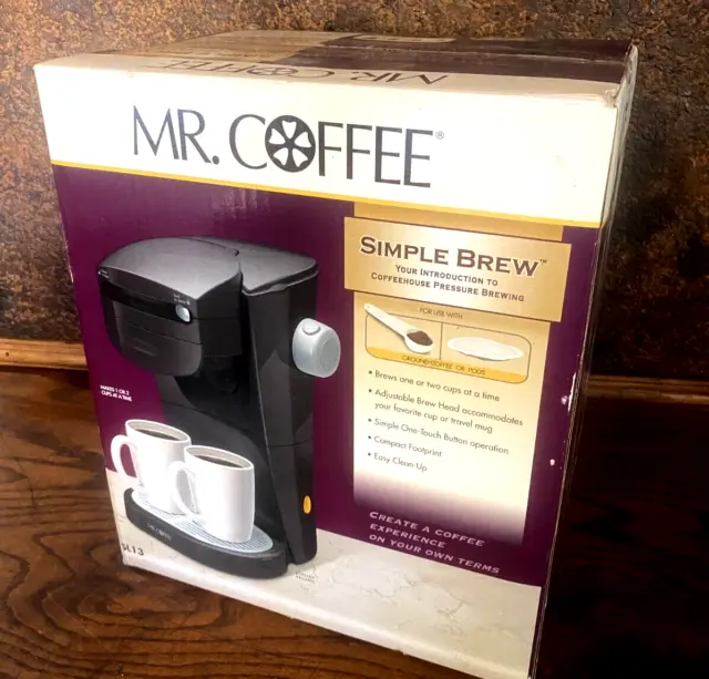 mr.coffee, Kitchen, Nib Mr Coffee Coffee Grinder Black