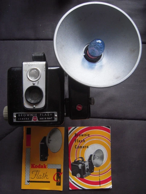 Appareil Photo Vintage Kodak Brownie Flash - Ancien Modèle - Fonctionnel