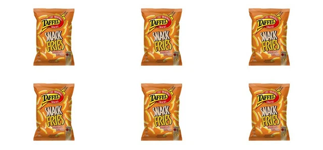 6 patatine fritte Taffel, 3,9 once (110 g.)