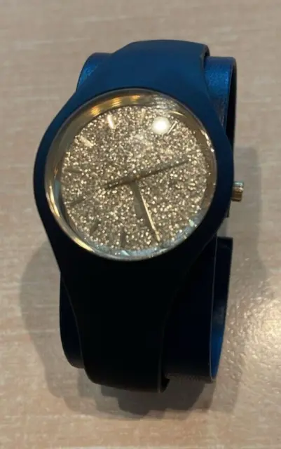 Armbanduhr Ice Watch 00134 Damen Analog Quarz Silikon Rund - schwarz - B