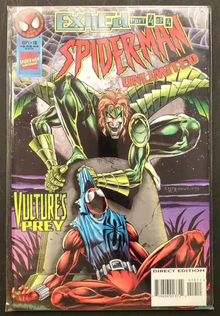 Spider-Man Unlimited~#10 Sept 1995~Marvel Comics~Exiled Part 4 of 4 Vulture