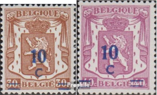 Belgique 596-597 neuf 1942 Crest