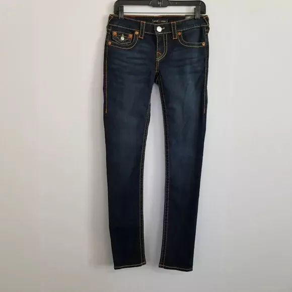 NWT True Religion Stella Low Rise Skinny Jeans Size 28