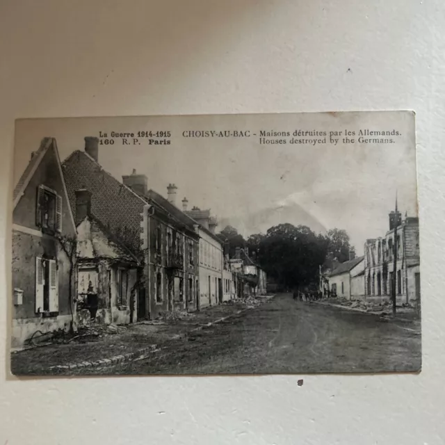 Carte Postale Ancienne Choisy Au Bac