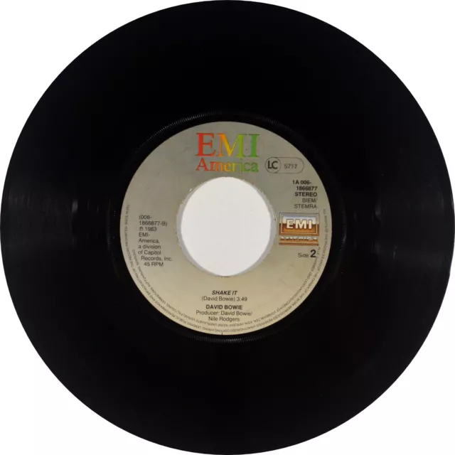 7" DAVID BOWIE China Girl / Shake It IGGY POP German-Press EMI-AMERICA 1983 3
