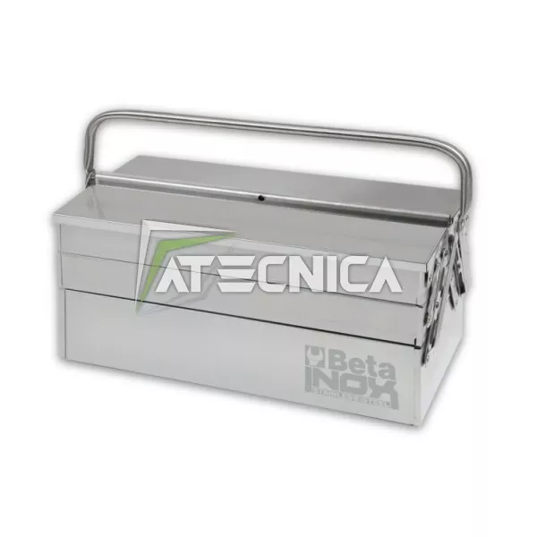 Cassetta attrezzi cestello estendibile in acciaio INOX 304 Beta C20TSS 5 scompar