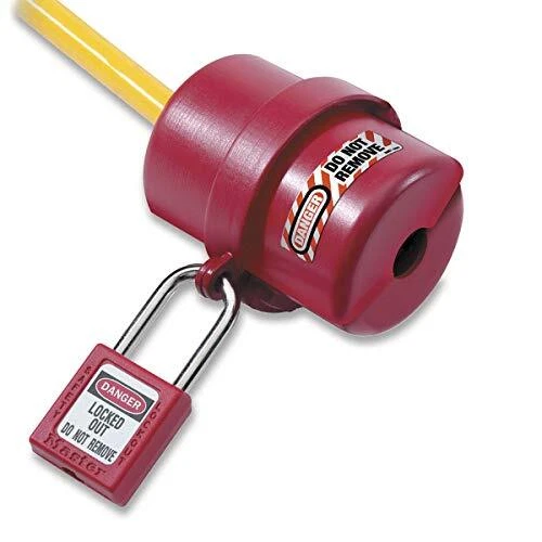 Masterlock S487 - M/blocco piccolo lucchetto la copertura spina elettrica