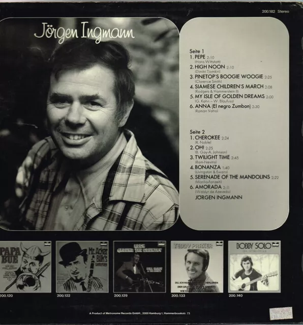 Jørgen Ingmann - High Noon (LP, Album, RE) (Very Good Plus (VG+)) - 831915835 2