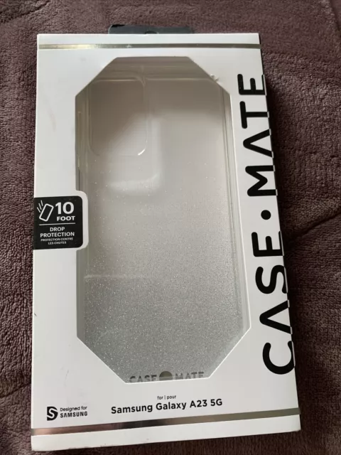 CaseMate Tough Clear Plus Phone Case Samsung Galaxy A23 5G Clear/sparkle