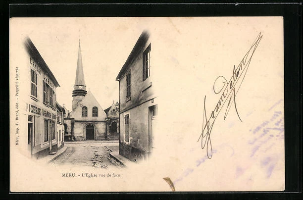 CPA Méru, L´Eglise