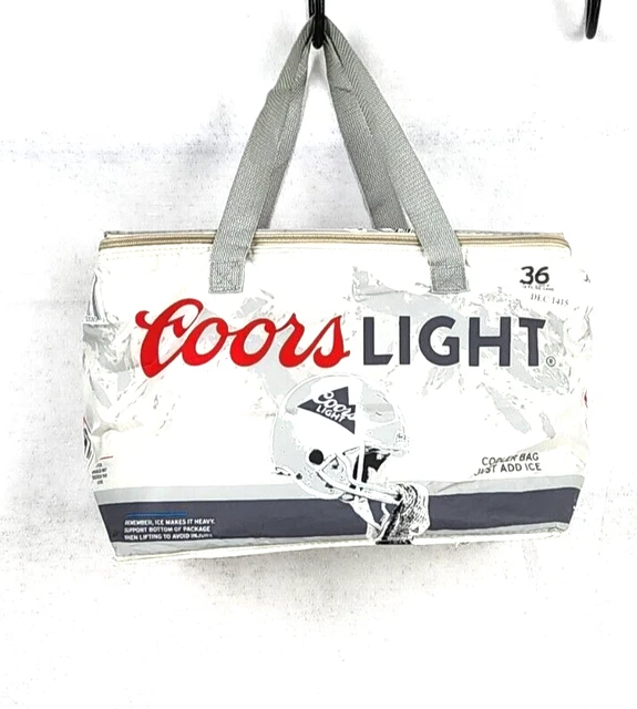 COORS LIGHT NFL Cooler Bag 36 Pack Collapsible Soft Sided Insulated Bag