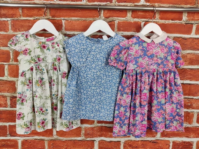 BABY GIRL BUNDLE AGE 12-18 MONTHS NEXT GAP etc PRETTY SUMMER DRESS FLORAL 86CM