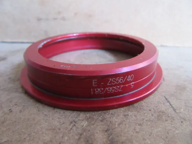 Hope ZS56 Lower Headset Cup  Red "E" Tapered headtube & steerer (4599)