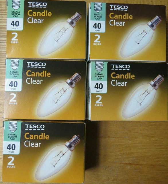 60w ses shop candle bulb tesco