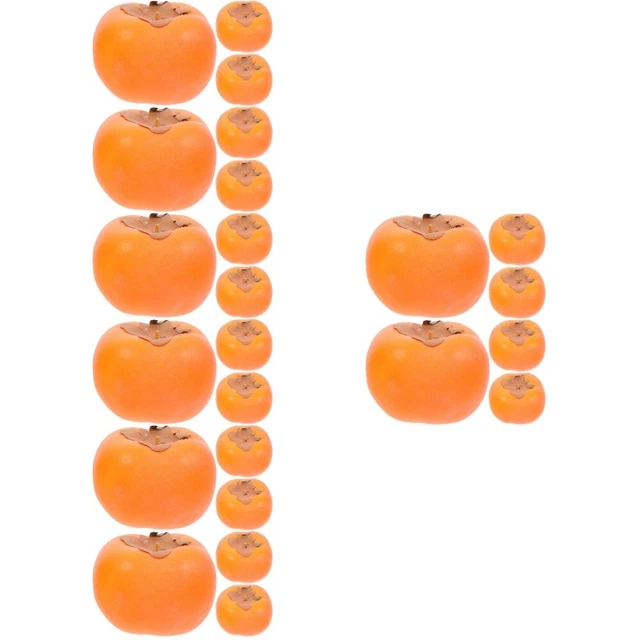 24 pz fotografia supermercato cachi artificiale per foto decorative negozio di frutta