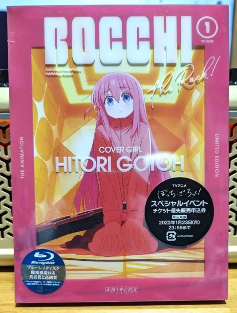 BOCCHI THE ROCK Vol.1 First Limited Edition Blu-ray Soundtrack CD Booklet good