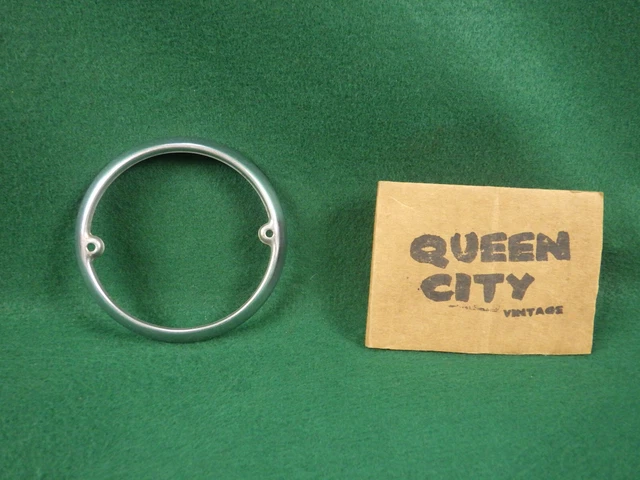 1930s-40s? Stainless taillight/tail light bezel Chrysler Buick Dodge Cadillac?