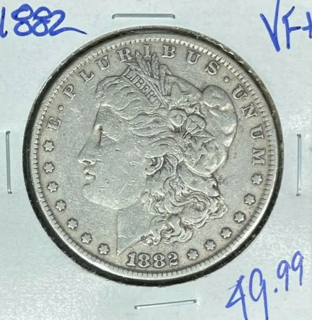 1882 Morgan Silver Dollar ~ Vf+ ~Nice Coin~