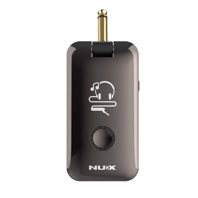 Nux Mighty Plug Drahtlose Verstärker- und Effekt-Simulation + keepdrum Netzteil 2