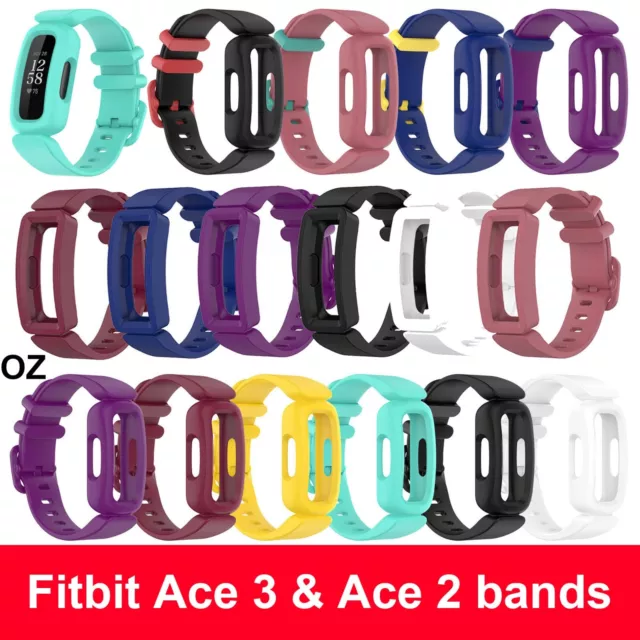 Fitbit Ace 3 Ace 2 Bands Kids Anti-Lost Replacement Wristband Watch Band Straps