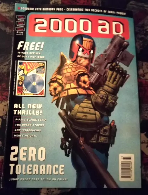 2000AD Prog #1033 11TH MARCH 1997 UK COMIC JUDGE DREDD