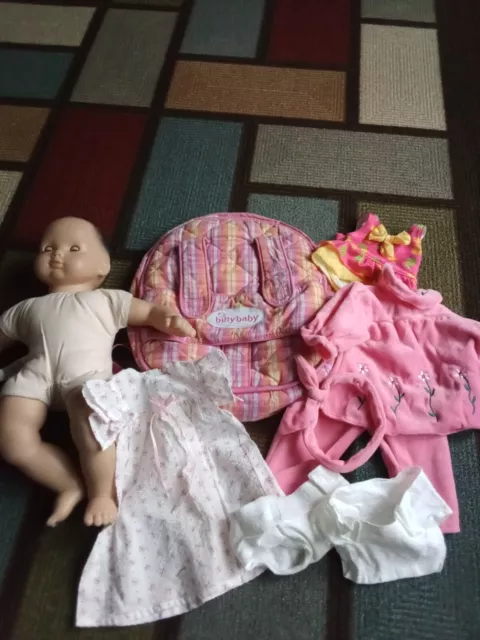 American Girl Bitty Baby, Backpack & Clothes