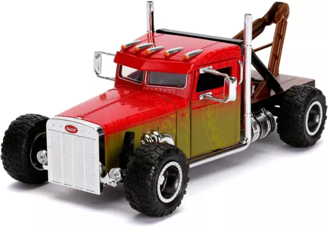 Jada Toys Fast & Furious Hobbs and Shaw Custom Peterbilt Truck Car Tuning Model