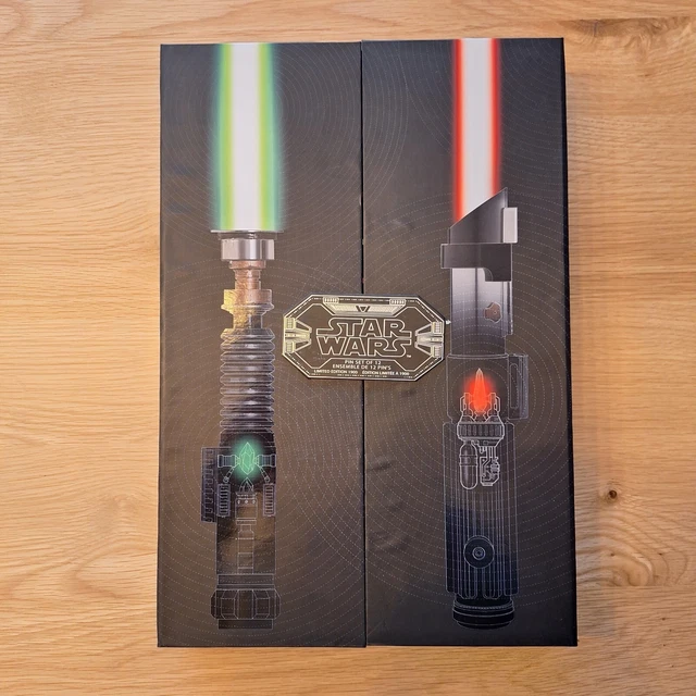 Lot De 12 Pins Star Wars – Édition Limitée Sabre Laser – Ensemble Collection