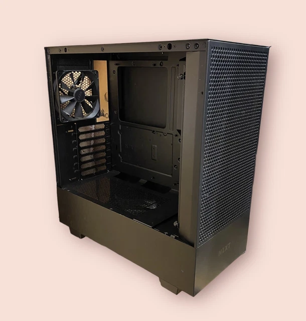 BROKEN GLASS/READ DESCRIPTION NZXT H510 Flow Mesh Black Gaming PC Case £24.48 PicClick UK