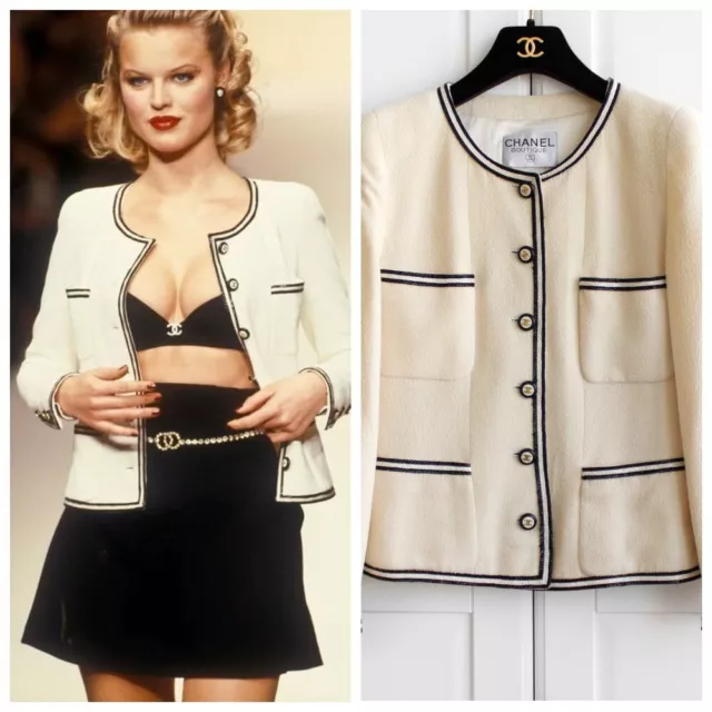 CHANEL, Jackets & Coats, Chanel Vintage Tweed Jacket