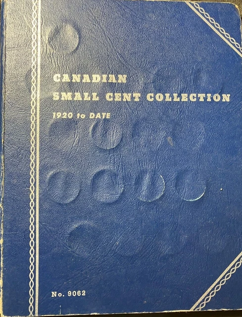 Old Canada Coin Lot - WHITMAN CANADA SMALL CENT COIN BOOK - Lot #J8