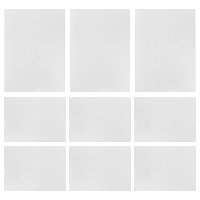 10 Pcs Acrylic Transparent Board Replacement Glass Picture Frame Window Film
