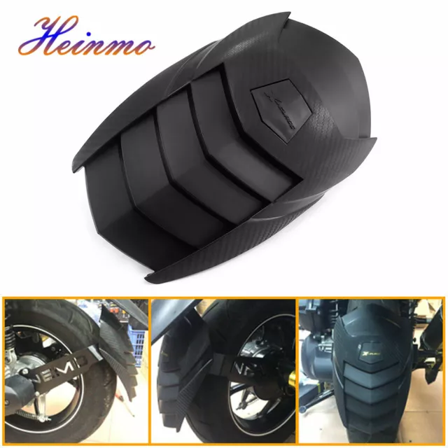 Motorcycle Rear Wheel Extension Fender Cover Splash Guard Mudguard Universal BK