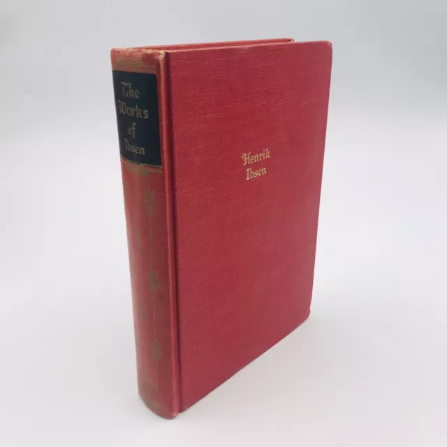 1928 The Works Of Henrik Ibsen - Black's Readers Service Red Hardcover