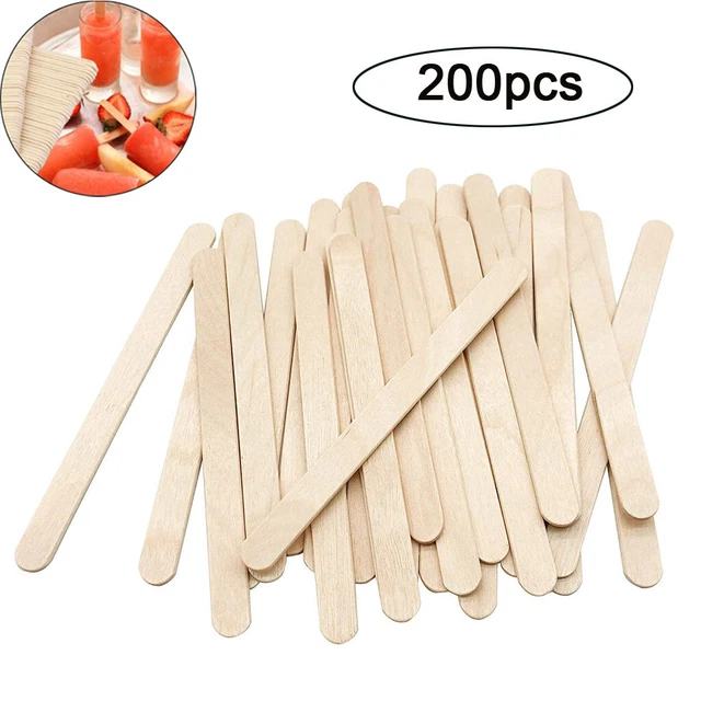 200 pz bastoncini artigianali bastoncini gelato legno naturale bastoncini artigianato