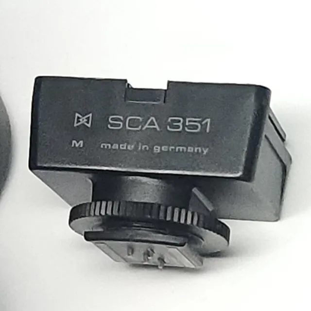 Metz SCA 300 System 32CT-7 Flash Strobe + SCA 351 Leica R4 R4s R5 R6 Adapter TTL 3