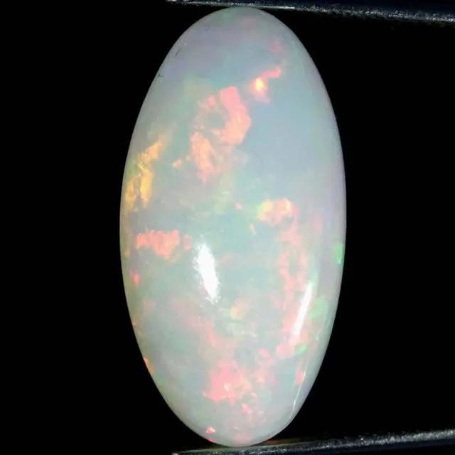 10.90Cts Natural Multi Welo Fire Ethiopian Opal Oval Cabochon Loose Gemstone