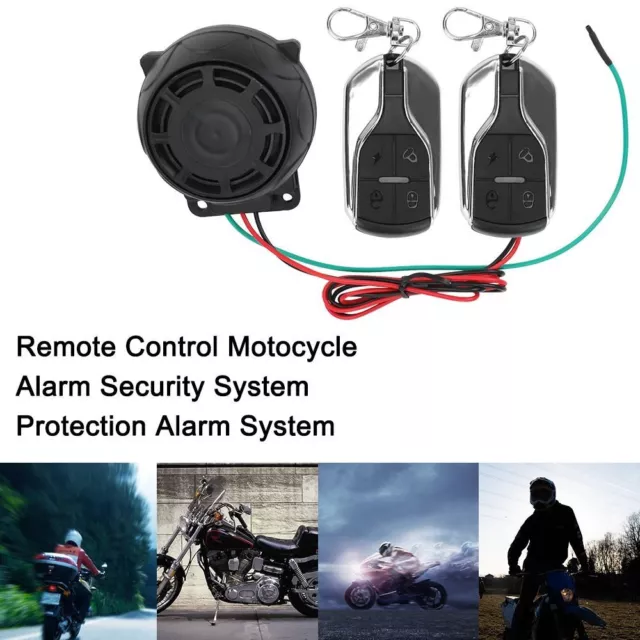 Kit d'alarme sans fil Système d'alarme moto Dispositif d'alarme de moto